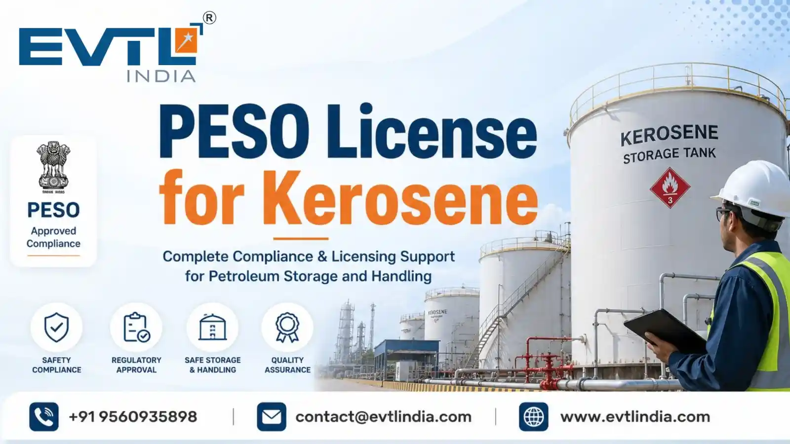 PESO License for Kerosene