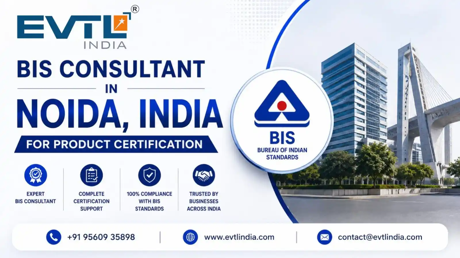 Top BIS Certification Consultant in Noida | ISI Mark, CRS, FMCS & BIS Registration Services