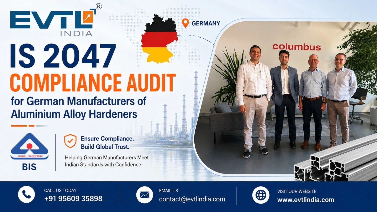 IS 2047 Compliance Audit for German Manufacturers of Aluminium Alloy Hardeners