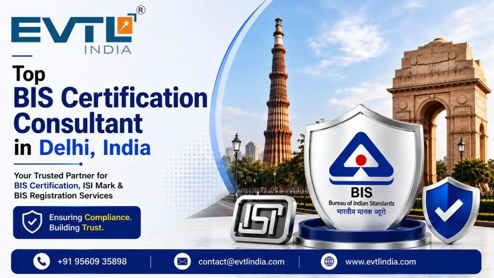 Top BIS Certification Consultant in Delhi | Expert BIS Registration & ISI Mark Services