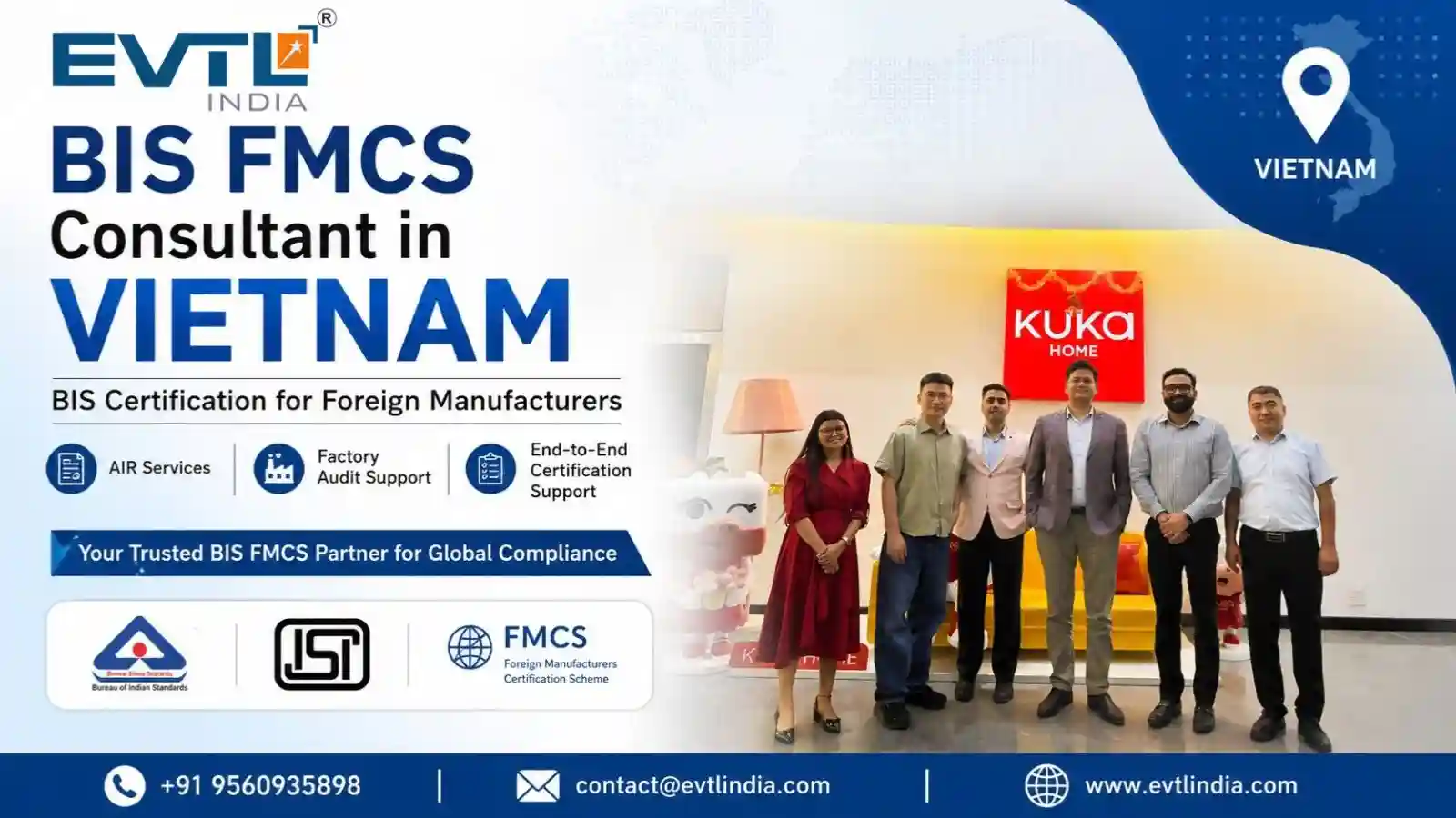 BIS Consultant in Vietnam - EVTL India