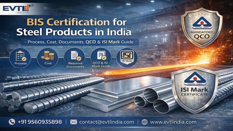 BIS Certification for Steel Products in India