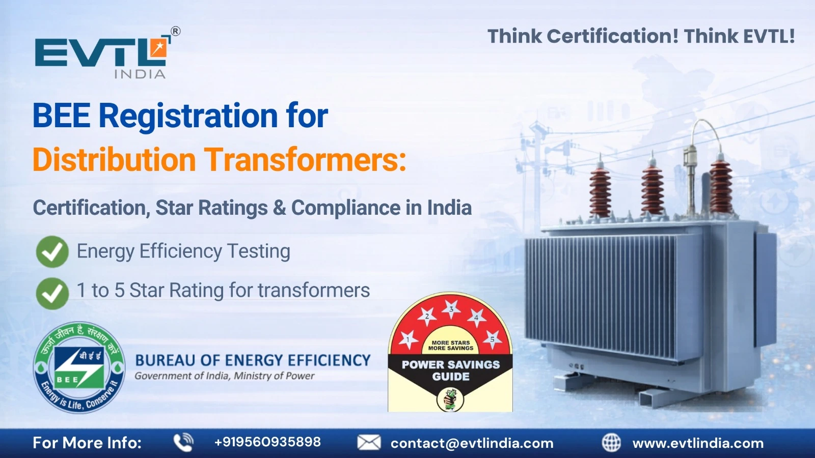 BEE Registration for Distribution Transformers: Certification, Star Ratings & Compliance in India