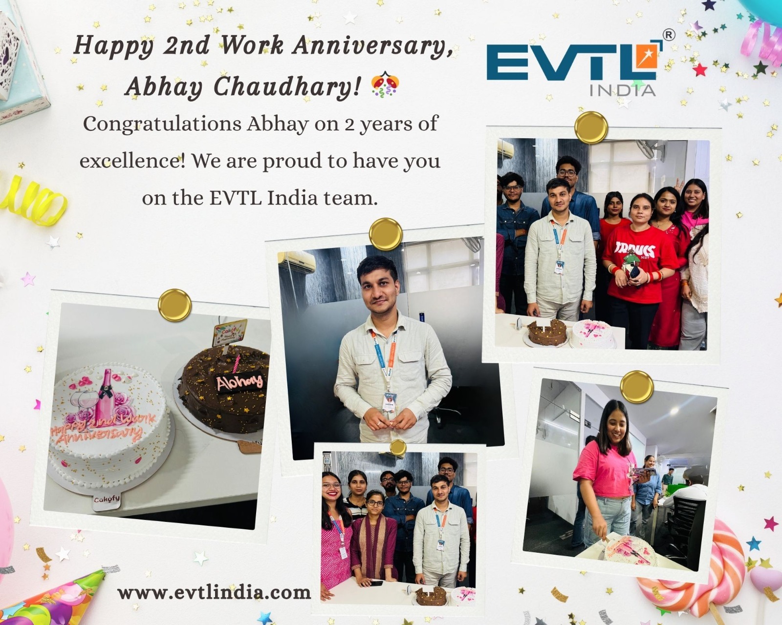 Celebrating Milestones & Excellence at EVTL India